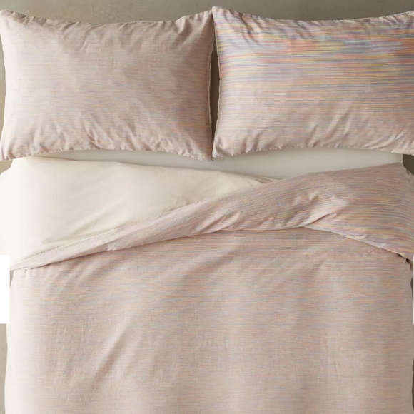 Urban Outfitters Home Multi Color Duvet and Sham Set King Sz New - Picture 4 of 13